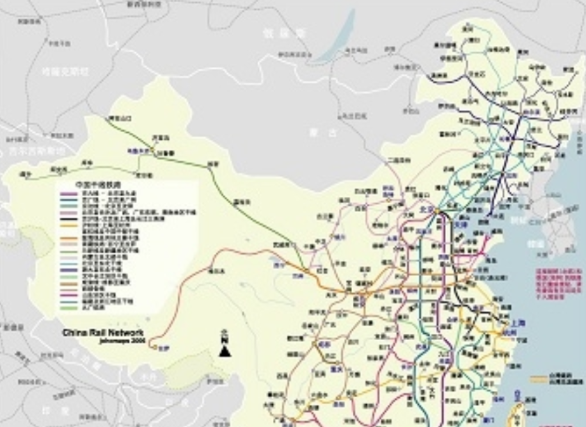 2017版 铁路地图下载