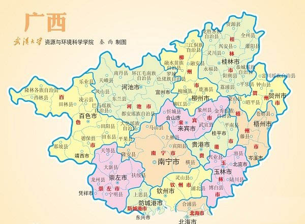  广西高清地图全图下载
