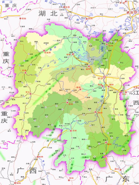 湖南省高清地图完整版下载
