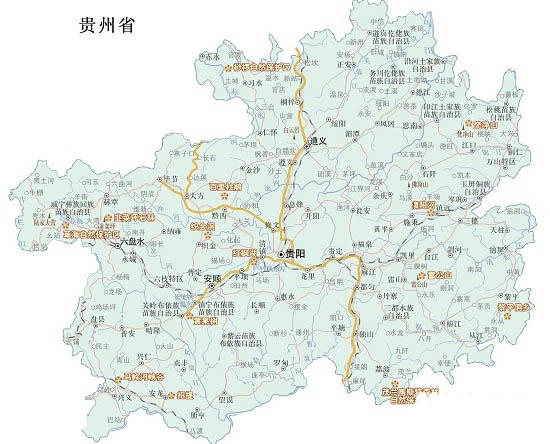 贵州省地图全图高清完整版