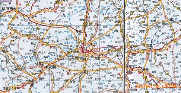 贵州省交通地图高清完整版
