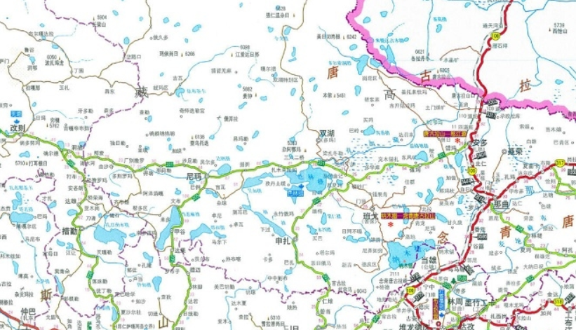 西藏地图高清完整版