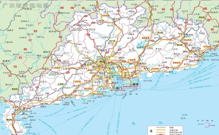 广东省交通地图免费下载高清完整版