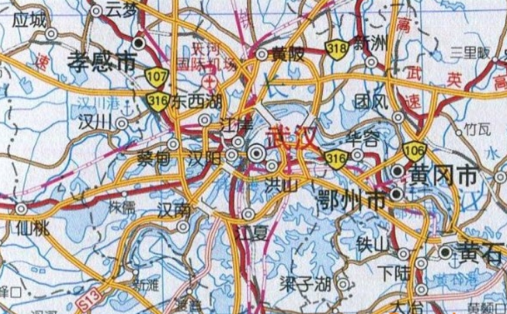 湖北省交通地图高清版大图