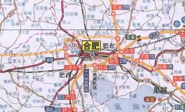 安徽省交通地图全图