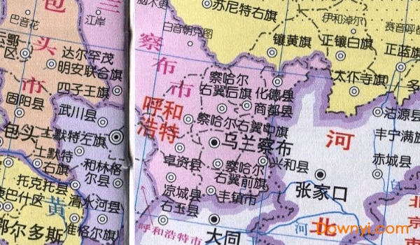 内蒙古地图全图