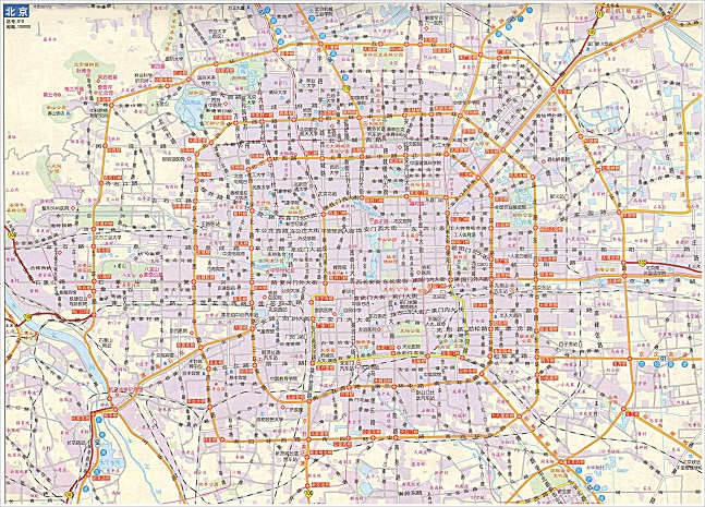 北京地图全图高清版