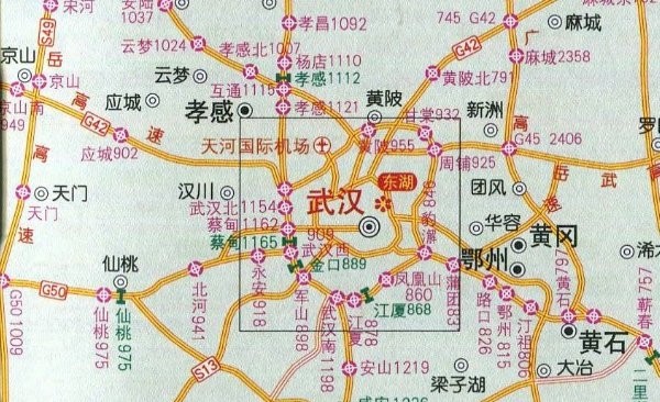 湖北高速公路超清地图