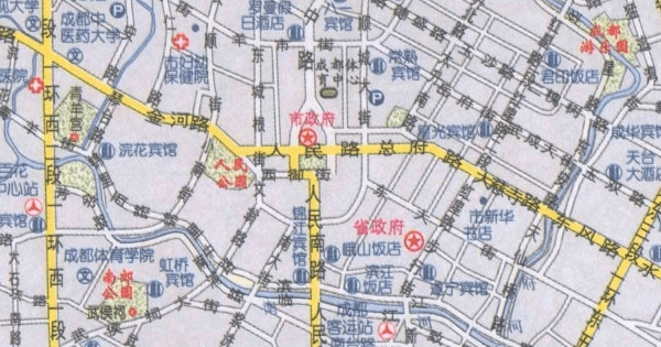 成都市交通地图高清版