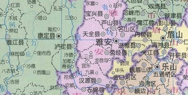 四川省地图全图高清版