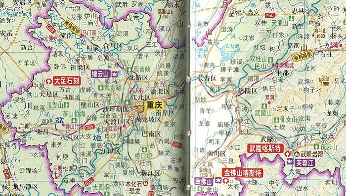 重庆地形图高清版