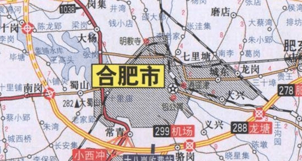 合肥市交通地图新版