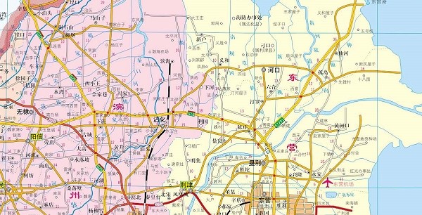 山东地图高清版大图