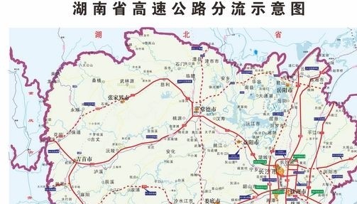 湖南省交通图