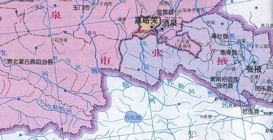 甘肃省地图高清版大图