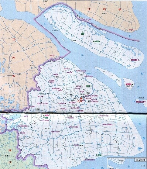 上海旅游交通地图