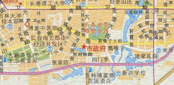 长春交通地图高清版