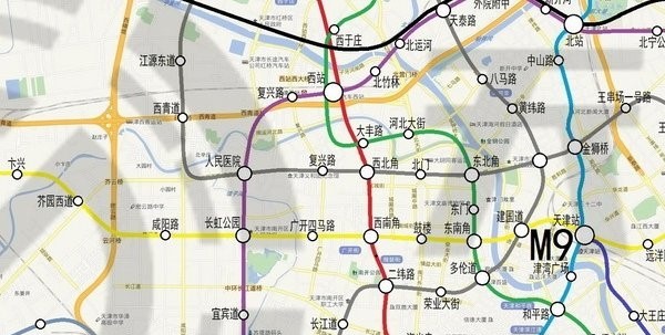 天津地铁规划图2021终极版