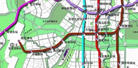 成都轨道交通规划图高清版