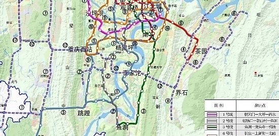 重庆轨道交通规划图2021版