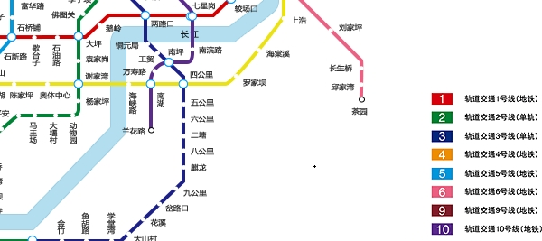 重庆轨道交通线路图2021高清图片