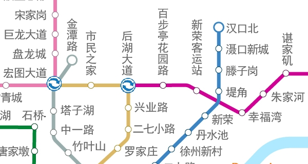 2019武汉地铁线路图完整版