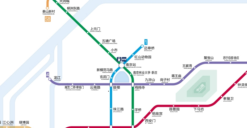 2019新版南京地铁运营线路图