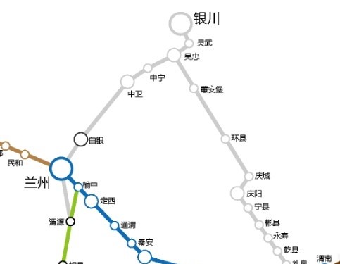 宁夏回族自治区高铁规划图