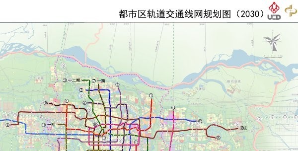 郑州地铁规划图高清版