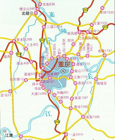 重庆高速公路地图全图