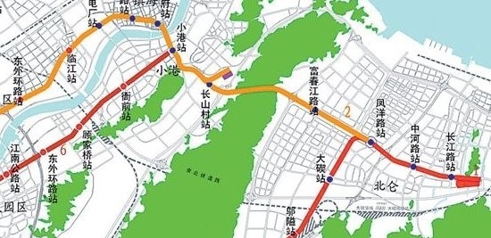 宁波地铁规划图高清版