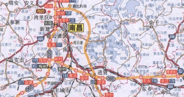江西省交通地图高清版