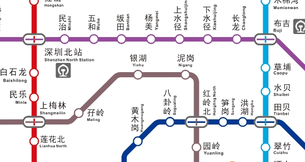 2019深圳地铁线路图新版