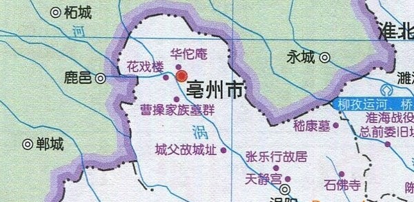 安徽省旅游地图全图高清版