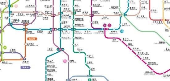 2021年北京地铁规划图