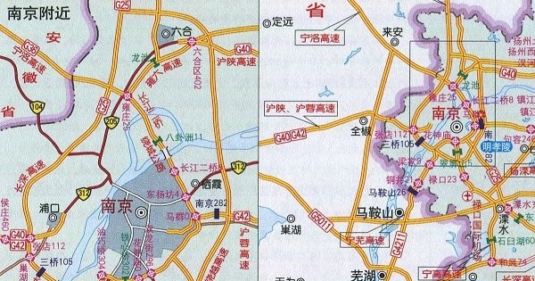 江苏高速公路地图全图