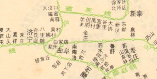 山东江苏安徽上海铁路规划图