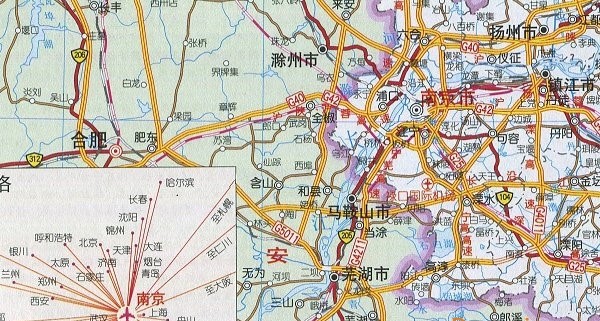 江苏省交通地图高清版大图