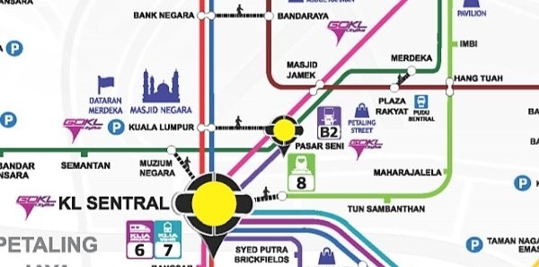 吉隆坡地铁线路大图