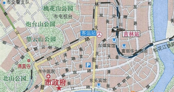 吉林自驾游地图高清版