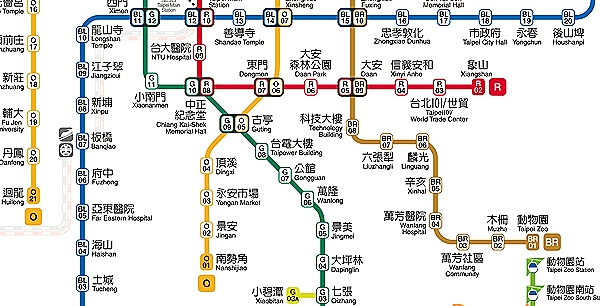 台北地铁图大图