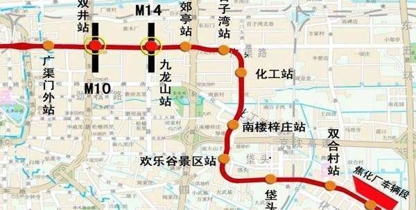 北京地铁7号线路图新版