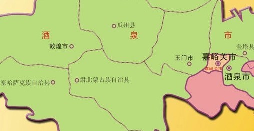 甘肃省行政区划高清版