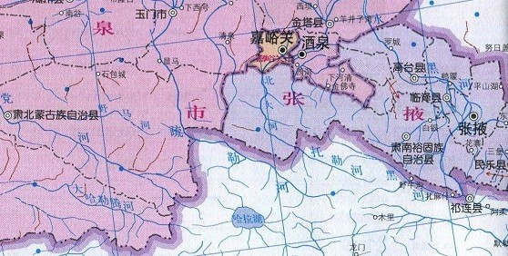 甘肃省地图高清版大图