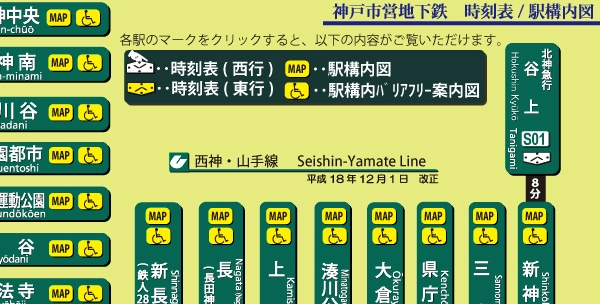 神户市营地铁线路图