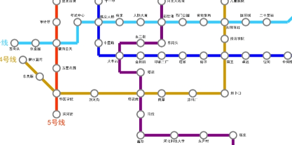 石家庄新版地铁规划图