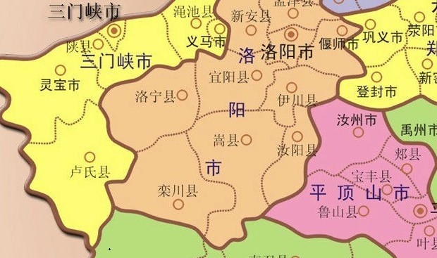 河南政区图高清全图
