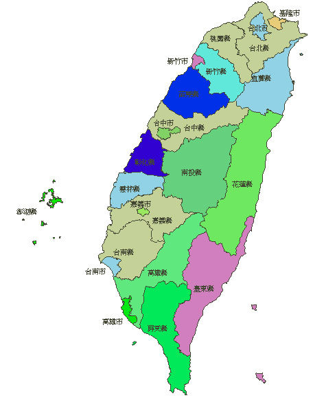 台湾省地图高清版大图