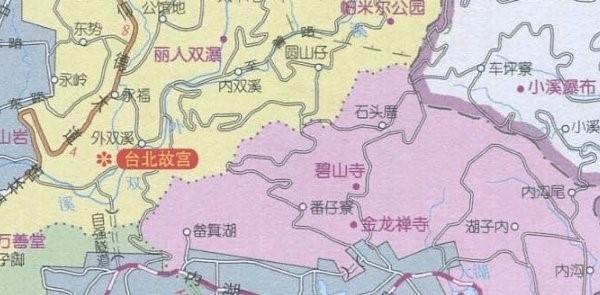 台北旅游景点地图高清版