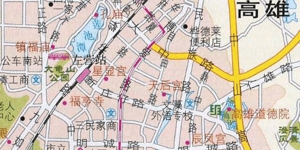 高雄市区地图全图